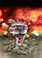 Chrome fist