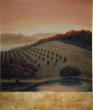 Painting Napa sunset